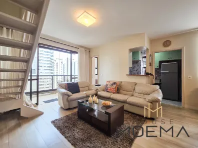 Apartamento com 2 Quartos para alugar, 70m² no Indianópolis, São Paulo
