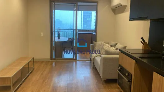 Apartamento com 1 Quarto para alugar, 44m² no Indianópolis, São Paulo