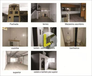 Galpão/Depósito/Armazém para venda ou aluguel, 361m² no Santo Antônio, São Caetano do Sul