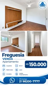 Apartamento com 2 Quartos à venda, 50m² no Freguesia (Jacarepaguá), Rio de Janeiro