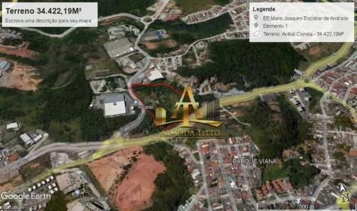 Lote/Terreno à venda, 34422m² no Votupoca, Barueri