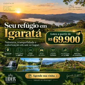 Lote/Terreno à venda, 600m² no Jardim Emília, Arujá