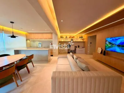 Apartamento com 3 Quartos à venda, 132m² no Ponta da Praia, Santos