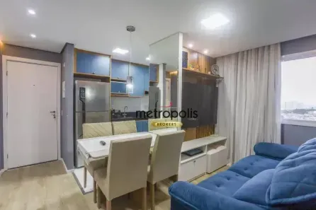 Apartamento com 2 Quartos à venda, 45m² no Piraporinha, Diadema