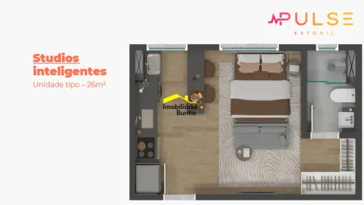com 1 Quarto à venda, 27m² no Estoril, Belo Horizonte