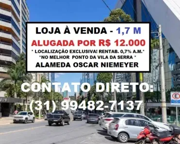 Ponto Comercial com 2 Quartos à venda, 110m² no Belvedere, Belo Horizonte