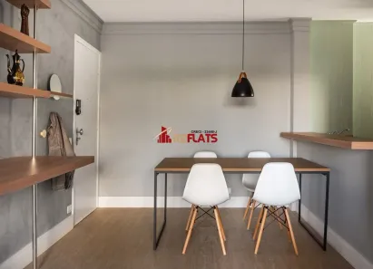 Flat com 1 Quarto para alugar, 45m² no Itaim Bibi, São Paulo