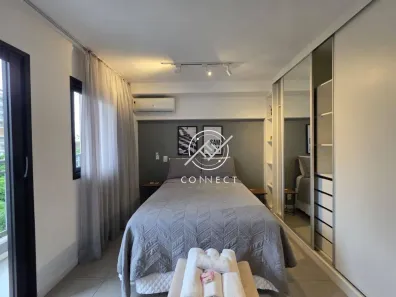 Apartamento com 1 Quarto para alugar, 24m² no Indianópolis, São Paulo