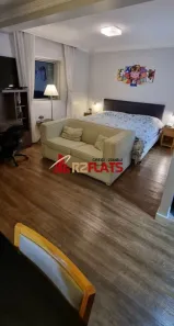 Flat com 1 Quarto para alugar, 38m² no Pinheiros, São Paulo