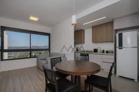 Apartamento com 1 Quarto para alugar, 44m² no Vila da Serra, Nova Lima