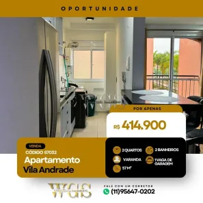 Apartamento com 2 Quartos à venda, 57m² no Vila Andrade, São Paulo