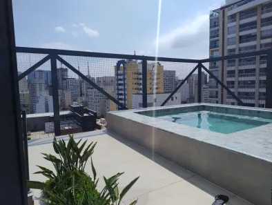 Apartamento com 1 Quarto para alugar, 25m² no Consolação, São Paulo