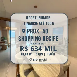 Apartamento com 3 Quartos à venda, 61m² no Imbiribeira, Recife