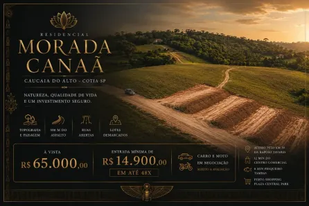 Lote/Terreno à venda, 500m² no Centreville, Cotia