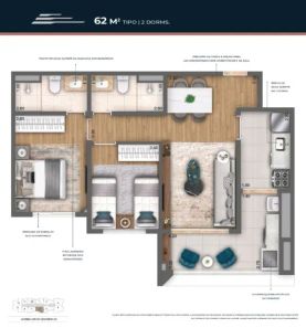 Apartamento com 2 Quartos à venda, 62m² no Vila Mariana, São Paulo