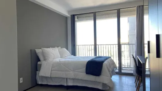 Apartamento com 1 Quarto para alugar, 25m² no Indianópolis, São Paulo