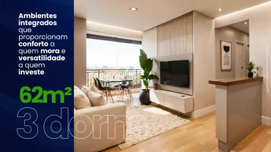 Apartamento com 3 Quartos à venda, 62m² no Jardim América, São José dos Campos