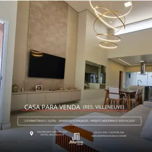 Casa de Condomínio com 3 Quartos à venda, 165m² no Loteamento Santa Maria do Leme, São Carlos