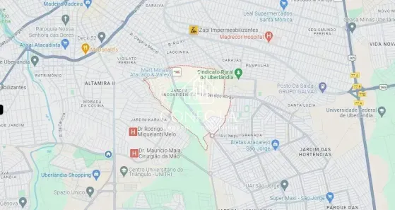 Lote/Terreno à venda, 435m² no Jardim Inconfidência, Uberlândia