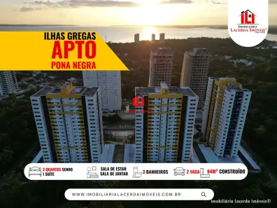 Apartamento com 3 Quartos à venda, 94m² no Ponta Negra, Manaus