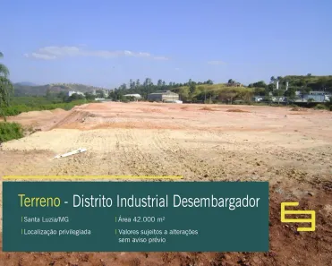à venda, 42000m² no Distrito Industrial Desembargador Mello Junior, Santa Luzia