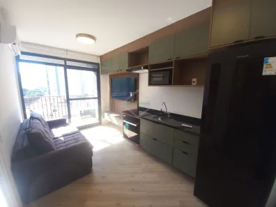 Apartamento com 1 Quarto para alugar, 27m² no Pinheiros, São Paulo