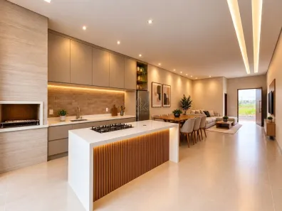 Casa de Condomínio com 3 Quartos à venda, 152m² no Quinta da Primavera, Ribeirão Preto