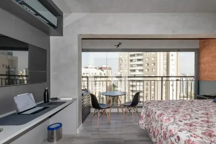 Kitnet com 1 Quarto à venda, 25m² no Indianópolis, São Paulo
