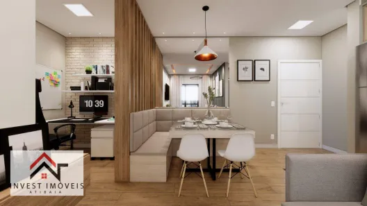 Apartamento com 1 Quarto à venda, 47m² no Alvinópolis, Atibaia