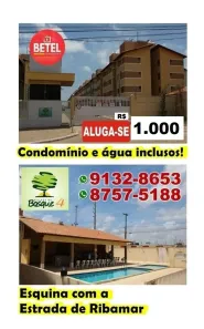 Apartamento com 2 Quartos para alugar, 45m² no Maiobinha, São José de Ribamar