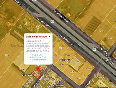 Lote/Terreno à venda, 264m² no Sede Alvorada, Cascavel