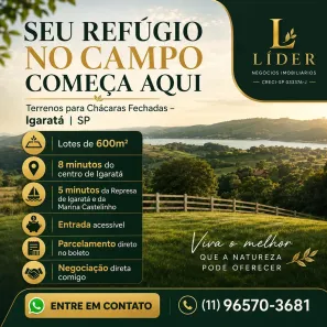 Lote/Terreno à venda, 600m² no Urbanova, São José dos Campos