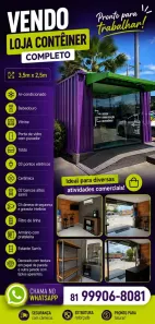 Ponto Comercial à venda, 9m² no Aldeia dos Camarás, Camaragibe