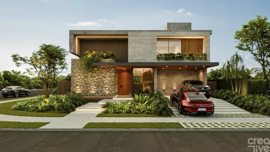 Sobrado com 4 Quartos à venda, 351m² no Alphaville (Abrantes), Camaçari