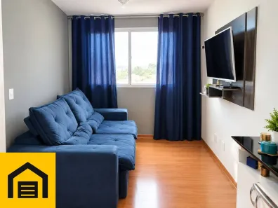 Apartamento com 2 Quartos à venda, 47m² no Vila Nossa Senhora das Vitórias, Mauá