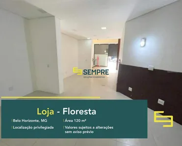 Ponto Comercial para alugar, 120m² no Floresta, Belo Horizonte