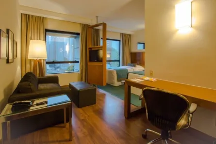 Flat com 1 Quarto à venda, 30m² no Cidade Monções, São Paulo