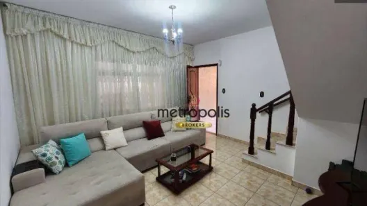 Sobrado com 3 Quartos à venda, 188m² no Vila Camilópolis, Santo André