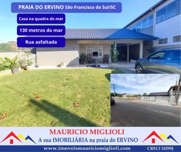 Casa com 3 Quartos à venda, 153m² no Praia do Ervino, São Francisco do Sul