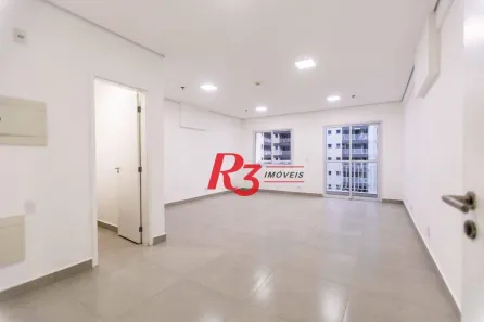 Sala Comercial para alugar, 42m² no Vila Mathias, Santos