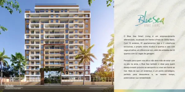 Apartamento à venda, 25m² no Stella Maris, Salvador