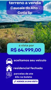 Lote/Terreno à venda, 500m² no dos Mendes (Caucaia do Alto), Cotia