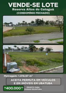 Lote/Terreno à venda, 1019m² no Chácara São Félix, Taubaté