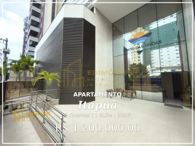 Apartamento com 3 Quartos à venda, 90m² no Itapuã, Vila Velha