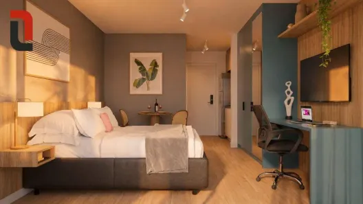 Apartamento com 1 Quarto à venda, 18m² no Água Verde, Curitiba