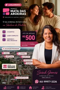 Apartamento com 2 Quartos à venda, 42m² no Tabuleiro do Martins, Maceió