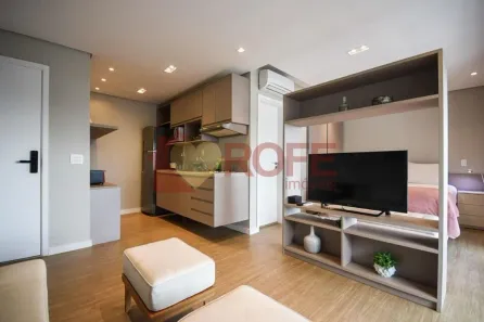 Apartamento com 1 Quarto à venda, 43m² no Cidade Monções, São Paulo