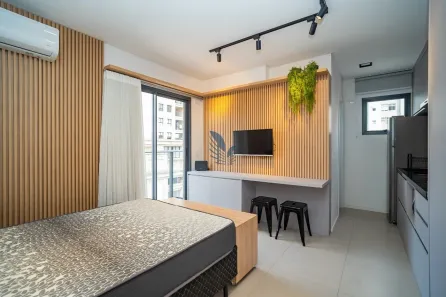 Apartamento com 1 Quarto para alugar, 25m² no Centro, Curitiba
