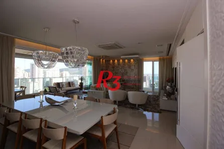 Apartamento com 4 Quartos à venda, 277m² no Embaré, Santos