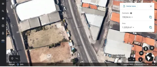 Lote/Terreno para alugar, 1250m² no São Francisco, São Luís